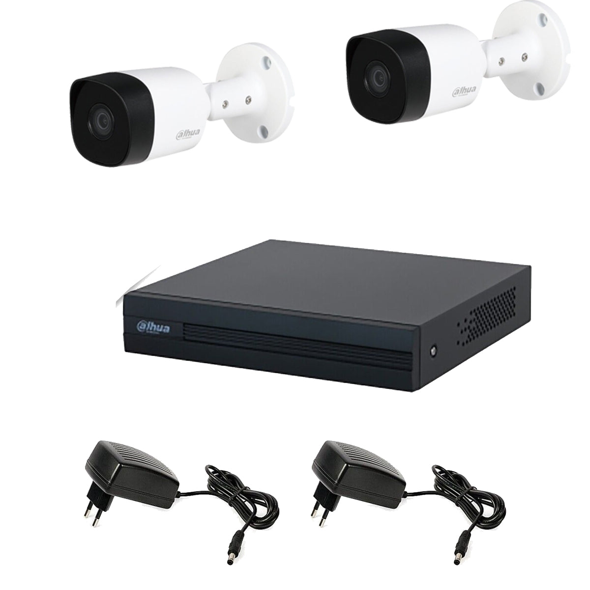 Kit Videosorveglianza 2 Telecamere 5 Mpx Dahua Dvr 4 Canali
