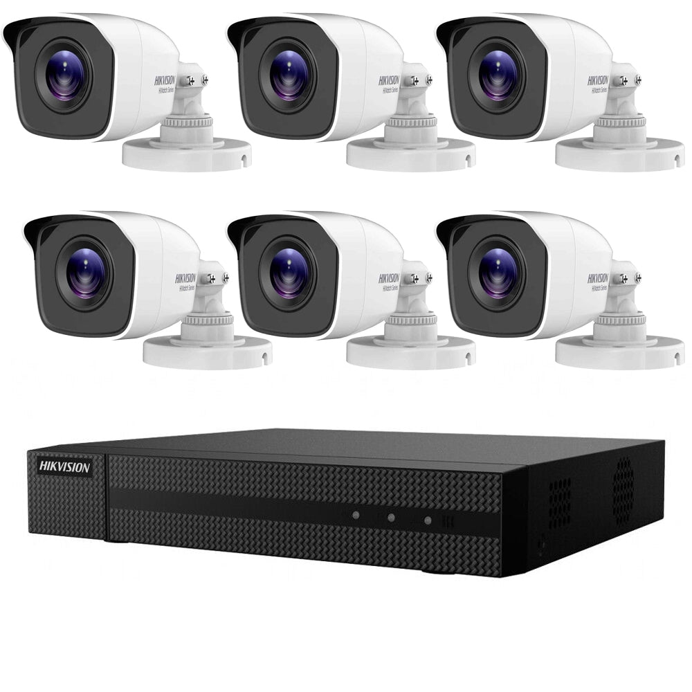 Kit Videosorveglianza Ahd 5 Mpx 6 Telecamere Hikvision