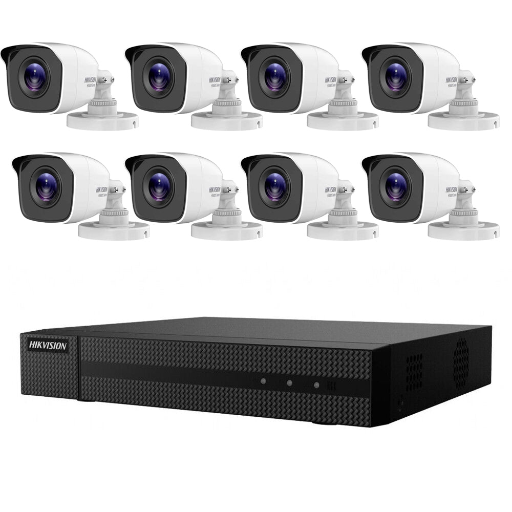 Kit Videosorveglianza Poe 2 Mpx 8 Telecamere Ip Hikvision