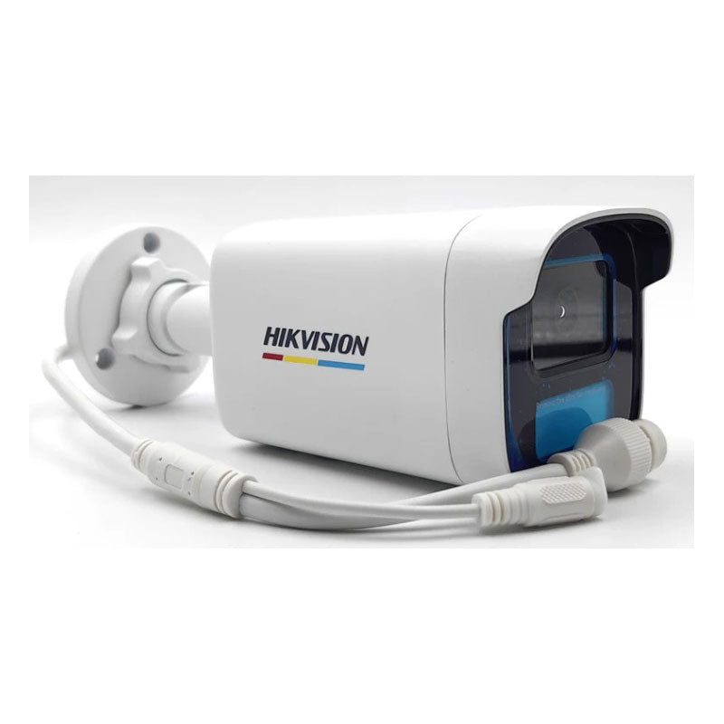 Hikvision Telecamera Colorvu Ip Poe 4Mp 4Mm 50 Metri Ip67 Ds-2Cd1T47G0-L