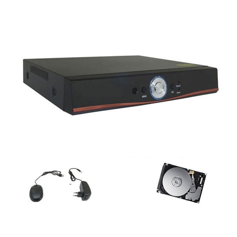 Dvr Nvr Ibrido Nvr Hvr Ahd Tvi Cvi 8 Ch Canali Full Hd Ip Cloud 3G Wifi 5Mpx-1 Tb