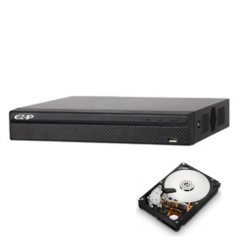 Nvr 8 Canali Dahua 2.0 Mpx Onvif H.265 4K Hd P2P Hd 2 Tb
