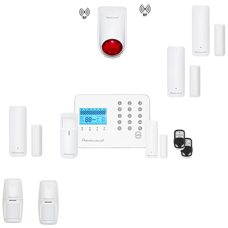 Antifurto Allarme Casa Kit Combinatore Gsm Wireless Senza Fili