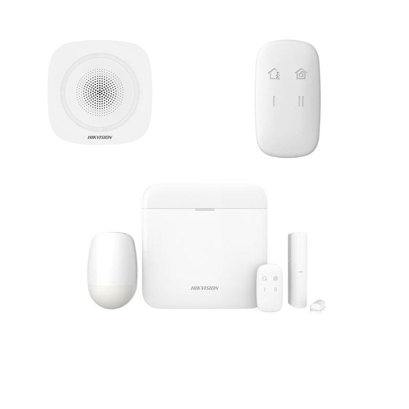 Kit Allarme Antifurto Wireless Hikvision Ax Pro Senza Fili Sirena Interna