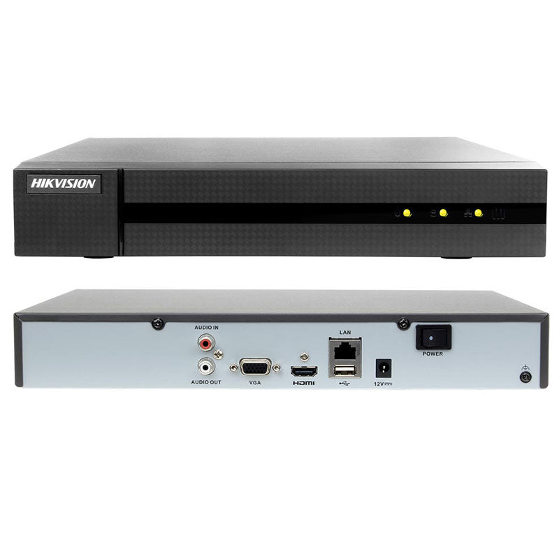Nvr 4 Canali Hikvision Onvif 8 Mp H265+ H264 Hdmi Vga 4K P2P Hwn-4104Mh