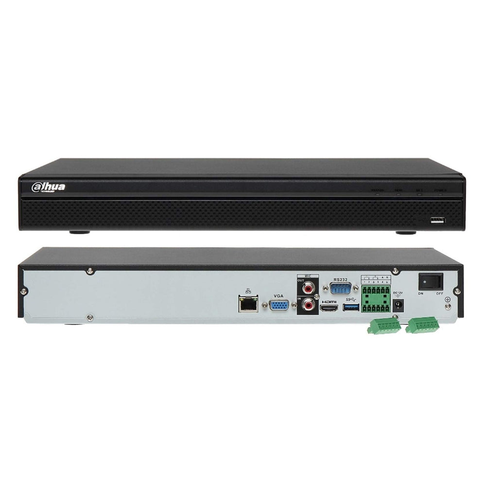 Dahua NVR 32 IP Channels 4K Ultra-HD 12 Mpx 320Mbps H.265 Pro Series HD 500 GB