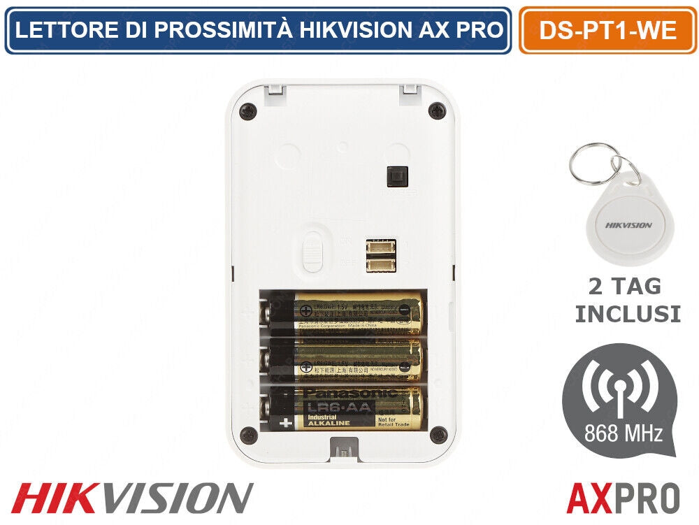 Lettore Di Prossimita Per Tag Rfid Wireless 868Mhz Ds-Pt1-We