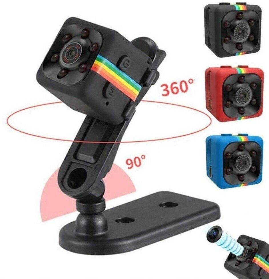 Telecamera Spia Microcamera Infrarossi Full Hd Nascosta Micro Notturna Mini Sq11