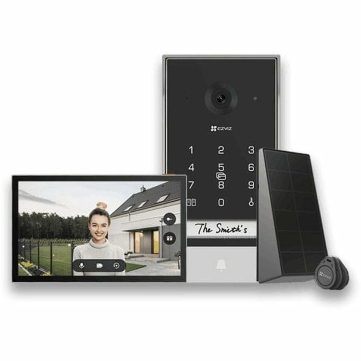Videocitofono smart connesso Sistema di Sicurezza con Schermo LCD e Audio Bidirezionale EZVIZ CS-EP7