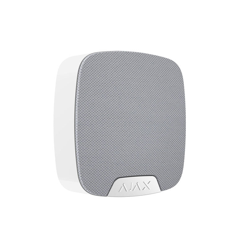 Ajax Sirena Da Interno Senza Fili 868Mhz Aj-Homesiren-W Allarme Wireless Bianco