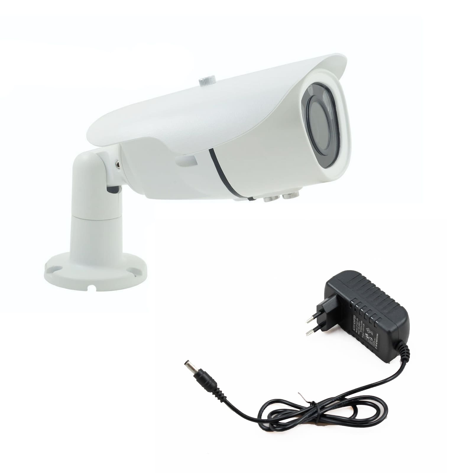 Telecamera Varifocale Ahd 2.8 -12 Mm 3 Mpx 1080P Led Ir Array + Alimentatore